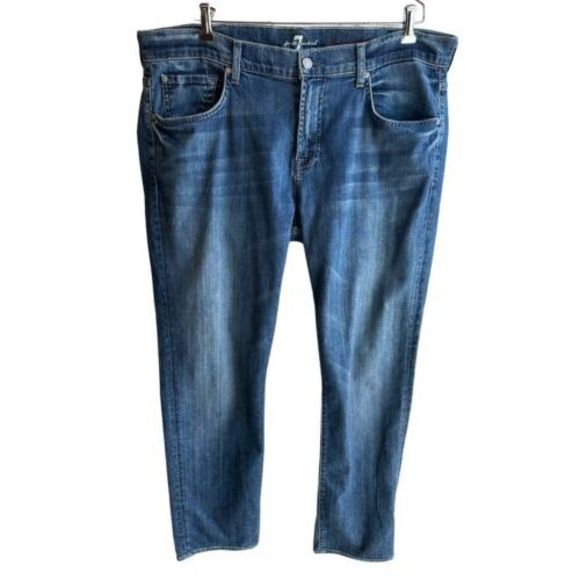 7 For All Mankind Other - 7 For All Mankind  'The Straight' Medium Wash Blue Jeans. 40 X 32